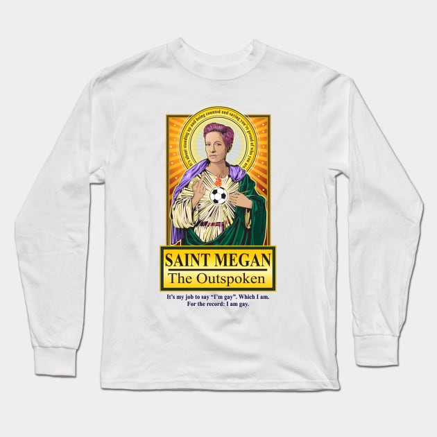 Saint Megan Long Sleeve T-Shirt by Pop Art Saints